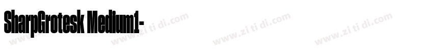 SharpGrotesk Medium1字体转换 SharpGrotesk Medium1字体转换